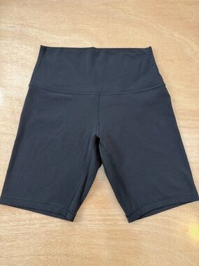 lululemon athletica Black High-Waist Align Bike Shorts